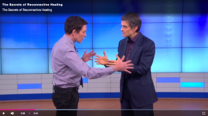 Eric Pearl demonstrates Reconnective Healing on the Dr Oz Show
